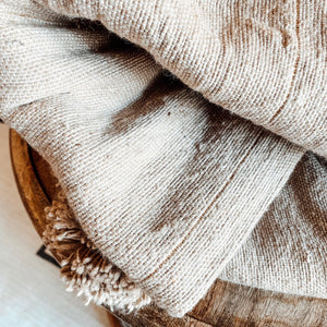 *NEW* Moroccan Blanket w/Gold detail