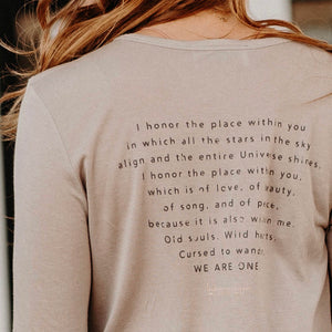 *SALE* We Are One, Namaste Tee