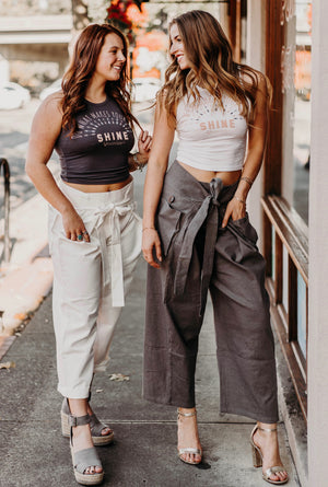 Eco Crop Yoga Flow Tank - Soul Shine