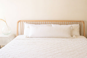 Lunja White Moroccan Pillow Cover