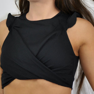 UH Fit Twist & Frill Bralette Top