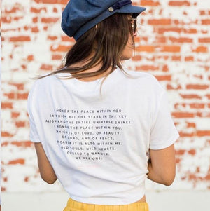 We Are One Crop Tee