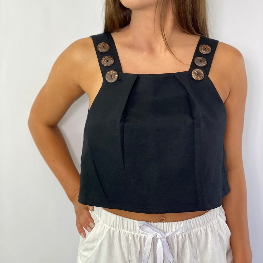 Adjustable Strap Summer Crop Top (2 colors)