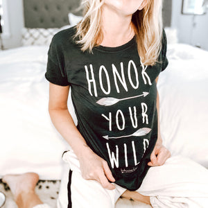*SALE* Vintage Style 'Honor Your Wild' Rocker Tee