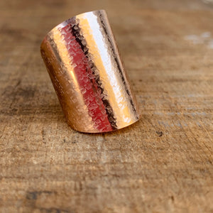 Wander Cuff Ring, 14kt Rose Gold