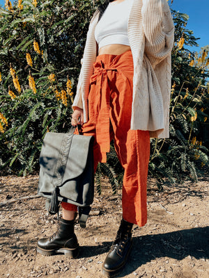 Original Wrap Pants in Terracotta