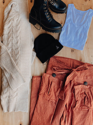 Original Wrap Pants in Terracotta