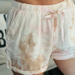 Palm Springs Tie Dye Shorts, Neapolitan
