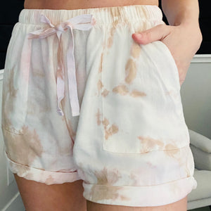 Palm Springs Tie Dye Shorts, Neapolitan