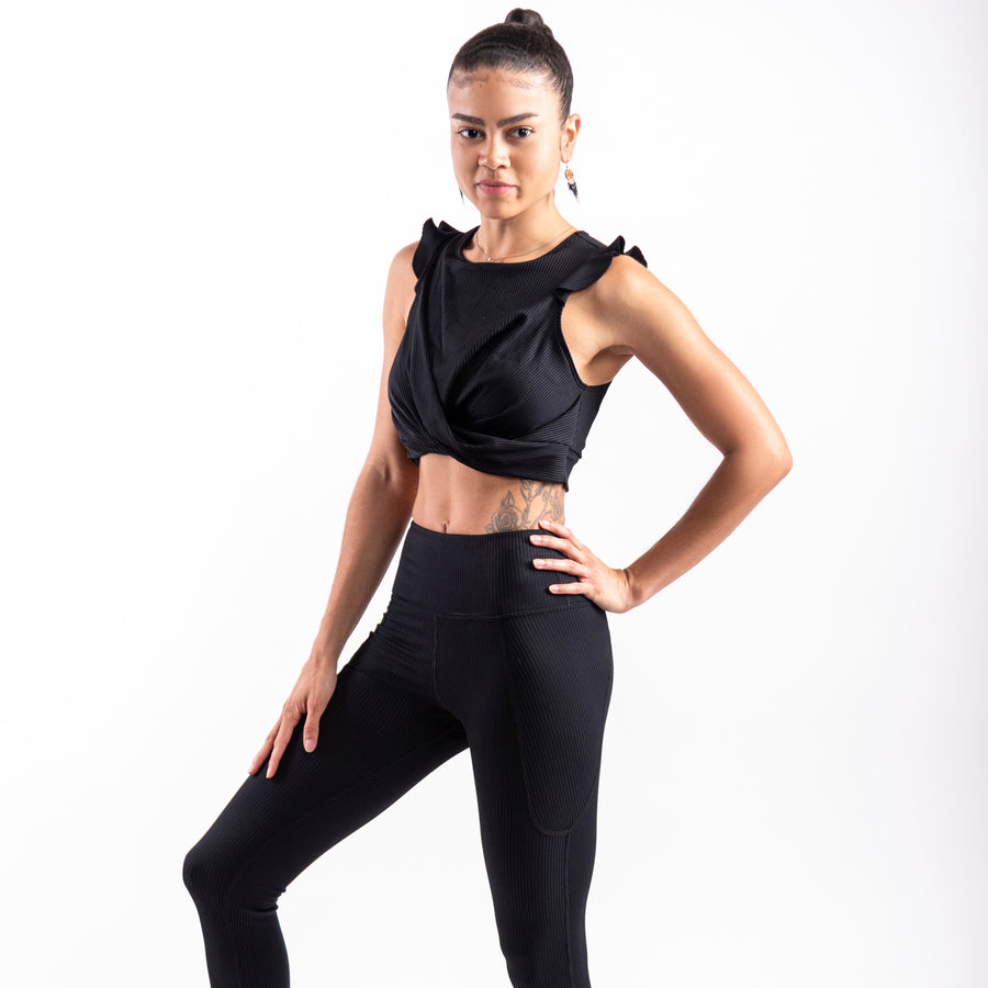 UH Fit Twist & Frill Bralette Top