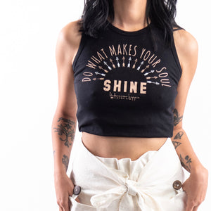 Eco Crop Yoga Flow Tank - Soul Shine