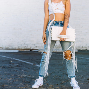 *SALE* Lita Convertible Leather Clutch/Crossbody