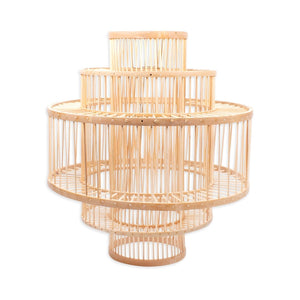 Bird Cage Pendant Light - Bamboo
