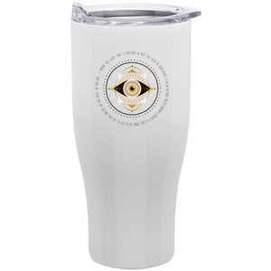 Stainless Steel Travel Mug & Sticker set