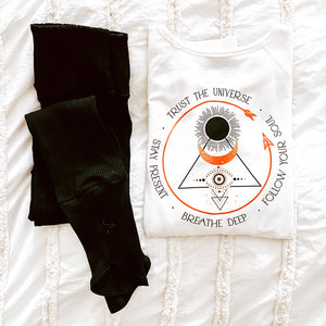The Sun The Moon The Eye Cotton/fleece