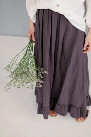 Rosie Maxi Linen Skirt
